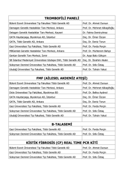 Molek&uuml;ler Genetik