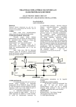 tıkanmalı osılat&ouml;rle olustuurulan