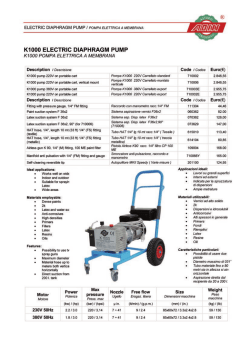 k1000 electric diaphragm pump k1000 fumpa elettrica a membrana