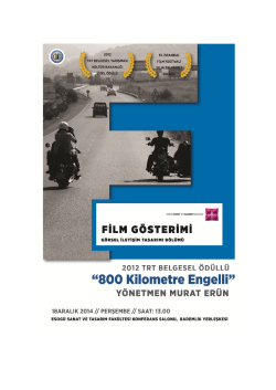 belgesel g&ouml;sterimi afiş