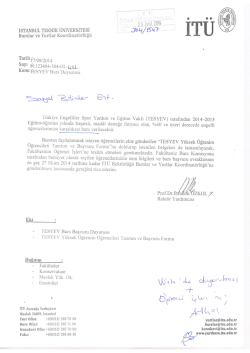 TESYEV burs duyurusu