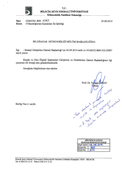 Sayı :52645561-869- Kı&ecirc;&oacute; l _ 03.09.2014