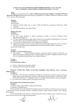 gümüşhane ili khb - mal alım satım protokolü