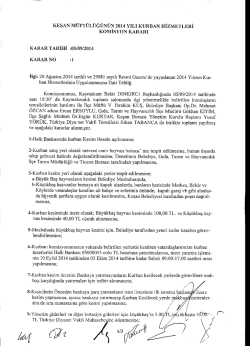 Komisyon tarafından alınan kararlar i&ccedil;in tıklayınız.