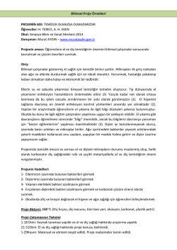 Temizlik Olmazsa Olmazımızdır