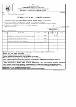 T.C sAĞLık BAKANLİĞİ T&Uuml;RKİYE KAMU HASTANELERİ KURUMU