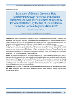 Evaluation of Gingival Crevicular Fluid Transforming