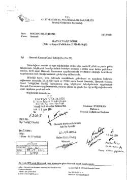 T.c. AİLE vr, sosYAL POLİTİKALAR BAKANLIĞI