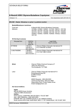 K-Resin&reg; KR01 Styrene-Butadiene Copolymer