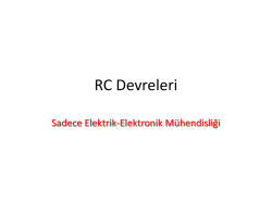RC Devreleri