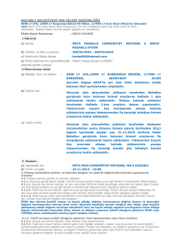 ko&ccedil;arlı belediyesi fen işleri m&uuml;d&uuml;rl&uuml;ğ&uuml;