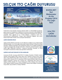 M.ERA NET - Teknokent Konya