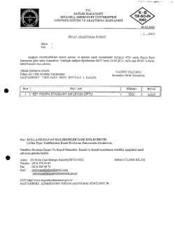 İhale ile ilgili dosyayı indirmek i&ccedil;in tıklayınız