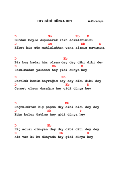 Hey Gidi Dünya Hey