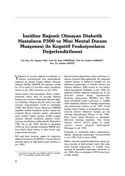 80-83 niddm ve kognisyon_ggy.1.qxd
