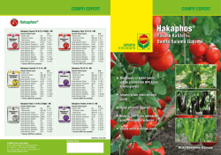 Hakaphos&reg; Hakaphos