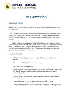 GES BAŞVURU S&Uuml;RECİ - ekinler