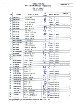 Sosyal G&uuml;venlik - D&uuml;zce &Uuml;niversitesi Sosyal Bilimler Meslek