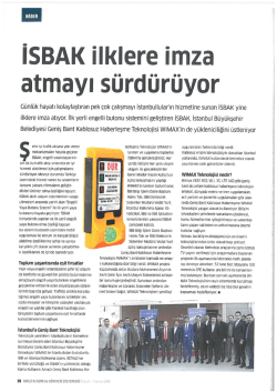 İSBAK İlklere İmza Atmayı Sürdürüyor