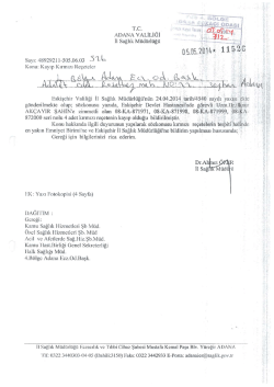 gelen yazı i&ccedil;in tıklayınız