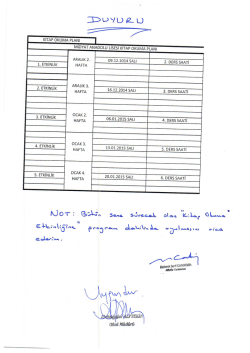 KİTAP OKUMA PLANI M DYAT ANADOLU SESİ K AP OKUMA PLANI