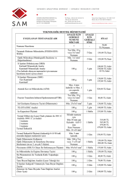 test / analiz fiyat listesi