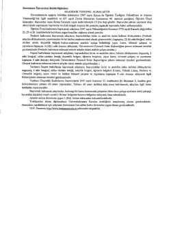 Kastamonu &Uuml;niversitesi Rekt&ouml;rl&uuml;ğ&uuml;nden: