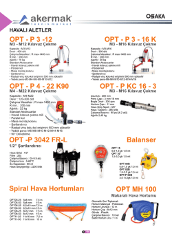 Havalı Kılavuz &Ccedil;ekme - Balanser - Hava Hortumu