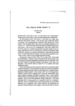 Ana Altayca İyelik Zamiri *n