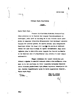 Atatürk, Tahsin Mayatepek ve Günes Dil Teorisi Yazışmaları – 8