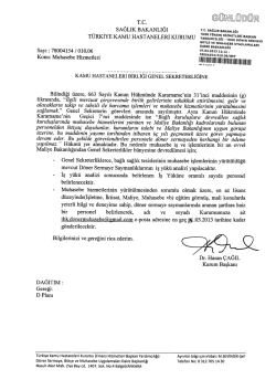 A&ccedil; - T&uuml;rkiye Kamu Hastaneleri Kurumu