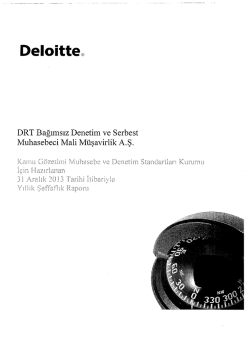 Page 1 tte@ Delo @msm Denetim ve Serbest Muhasebeci Mali