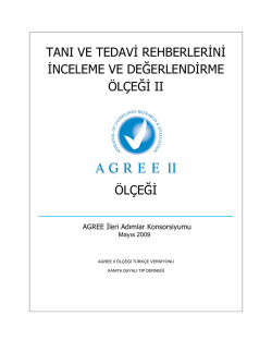 AGREE II &Ouml;l&ccedil;eği