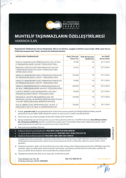 Ekdeki Dosyayı İndirmek İ&ccedil;in Tıklayınız.