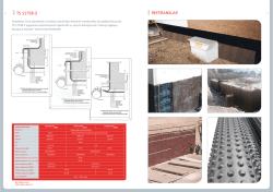 Fondaline Teknik &Ouml;zellikler Tablosu | Toprak Altı Yalıtım