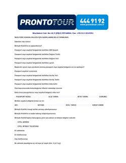 İngiltere Vize Formu