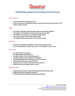 atmosphere kanıfushı platınum plus detayları