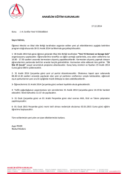 ANABİLİM EĞİTİM KURUMLARI - Anabilim Eğitim Kurumları