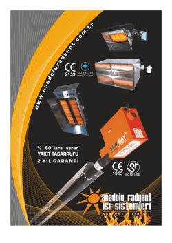 e-katalog - Anadolu Radyant