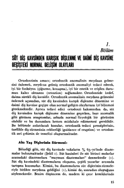 Slll DIŞ KAVSIIIBEN KARIŞIK BİŞLIEIIHE VE BAİllİ IlİŞ KAVSİNIE