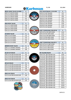 ECV FİYAT LİSTESİ.xlsx