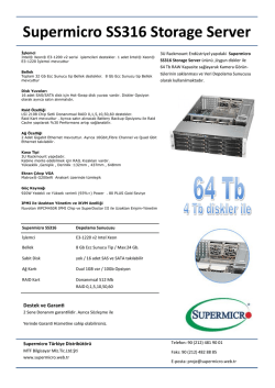 Supermicro SS316 Storage Server