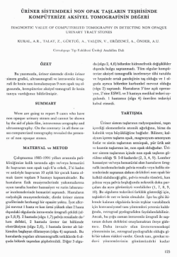 Full Text (PDF) - Turkish Journal of Urology
