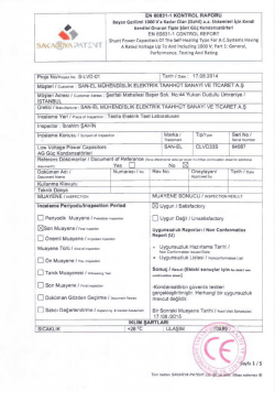 CLVD33S CE Belgesi - SAN