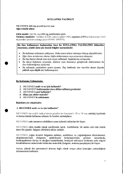 kullanma talimatı - Ilacprospektusu.com