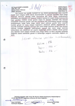 Ad soyadmAaİP AYDEMİR l l - İstanbul Anadolu Adliyesi