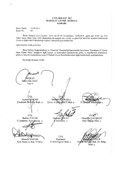 Kurul Kararı