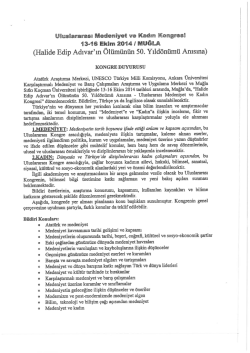 duyuru i&ccedil;in tıklayınız - Ondokuz Mayıs &Uuml;niversitesi