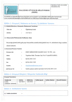 MALZEME G&Uuml;VENL&Uuml;K Bilal man