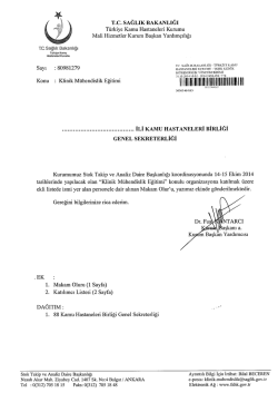 T.C. sAĞLIKBAKANLIĞI - T&uuml;rkiye Kamu Hastaneleri Kurumu